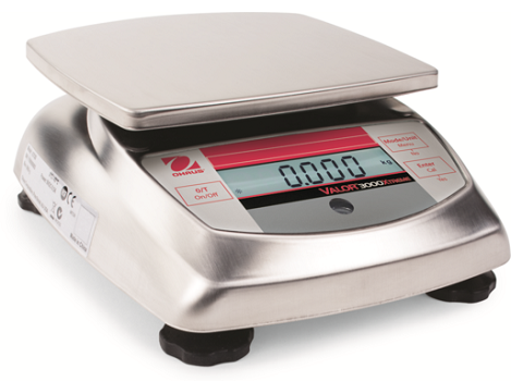 OHAUS Valor™ 3000 Xtreme Washdown Compact Bench Scale